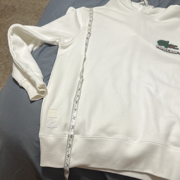 NWT Unisex Lacoste Minecraft white hoodie - Picture 11 of 12